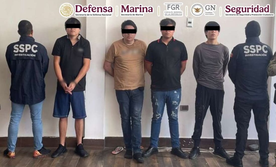 Capturan a 4 presuntos integrantes del "Cártel del Pacífico" en Culiacán