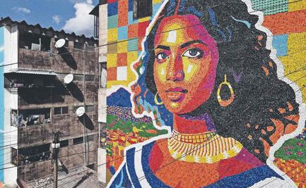 La "Gioconda Latina" hecha con 100 mil tapas de plástico que transforma a El Salvador