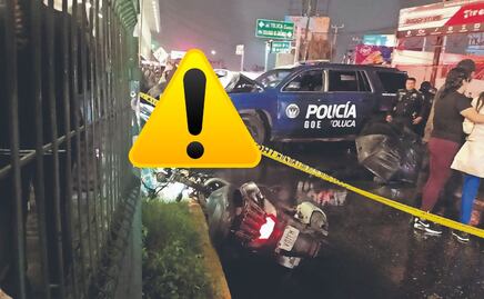 Policía provoca carambola y termina con la vida de una mujer, así fue el fatal accidente