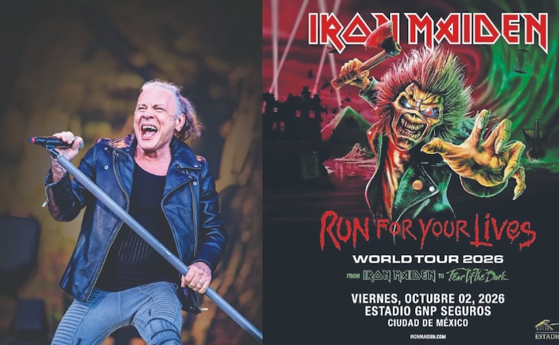 Bruce Dickinson llega hoy al GNP con mil talentos fuera del rock