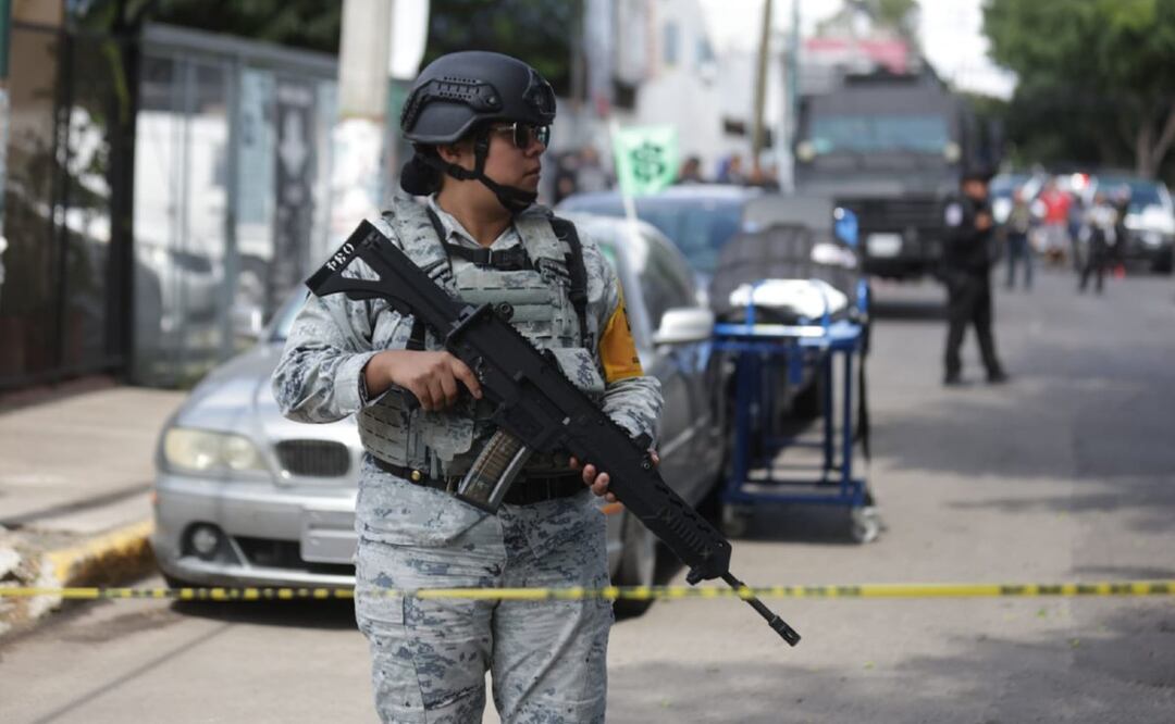 Tiroteo en gimnasio de la GAM. Foto: (Francisco Rodríguez. El Gráfico)