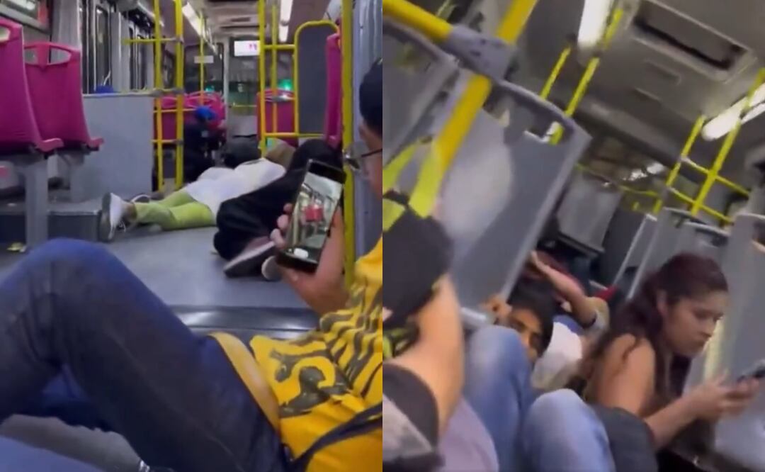 VIDEO: Balacera en el Metrobús obliga a usuarios a tirarse al piso en Azcapotzalco