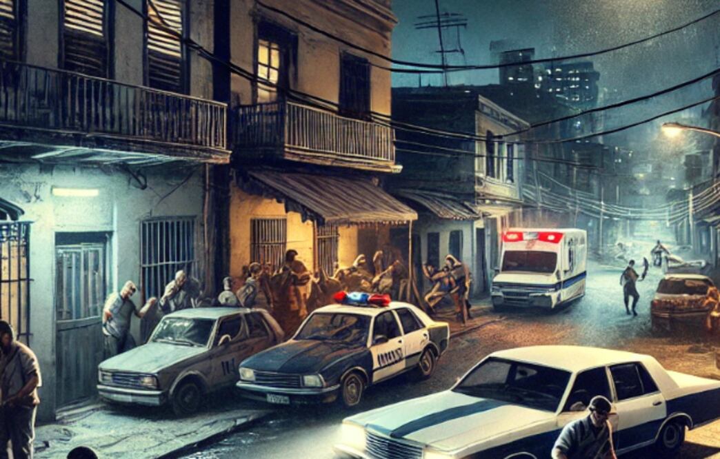 Balacera en Tlalpan (Foto: Creada con IA)