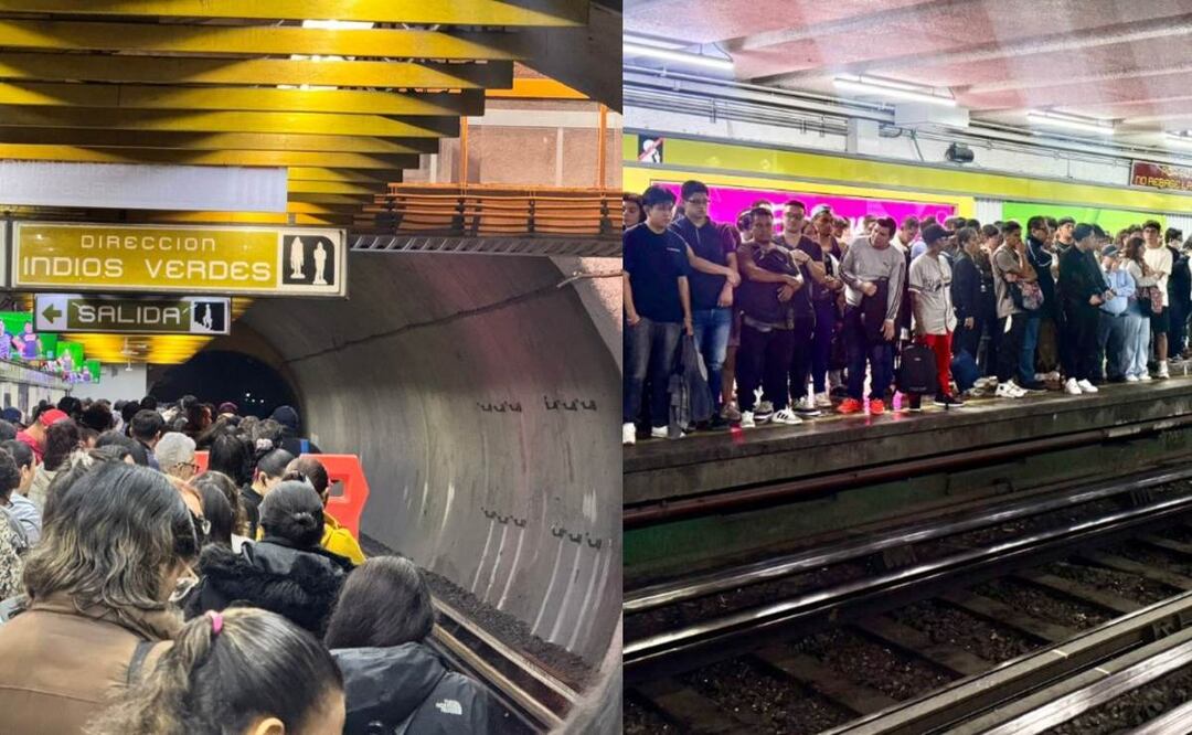 Línea 3 del Metro CDMX. Foto: (Abril Franco. El Gráfico)