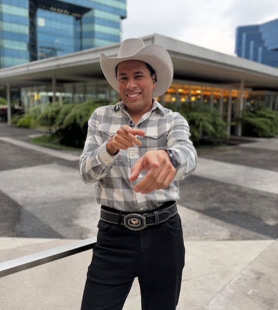 Antonio Betancourt, conductor de La Granja VIP (Vía: Instagram)