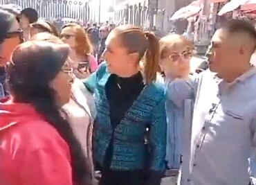 VIDEO: Falla seguridad de Claudia Sheinbaum y hombre la acosa