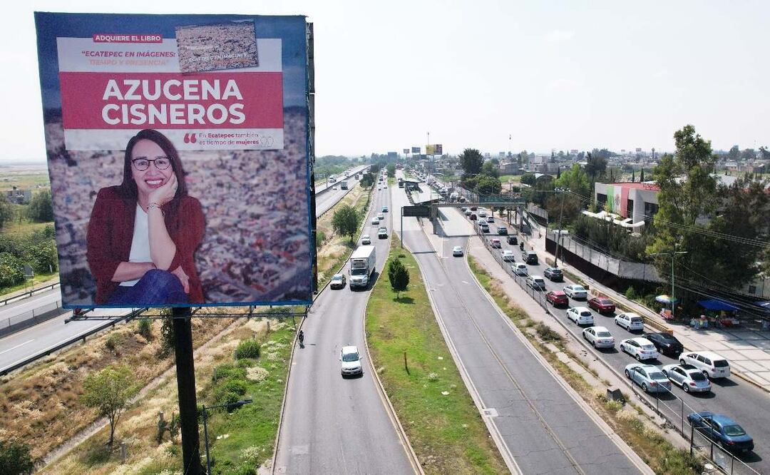 Diputada de Ecatepec derrocha millones de pesos en espectaculares