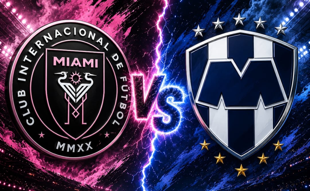 Inter Miami vs Monterrey. Foto: IA