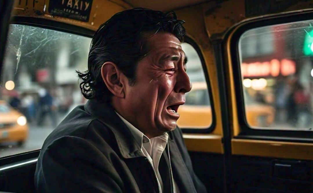 Taxista realiza su obra del día y apoya a desconsolado hombre que perdió a su esposa