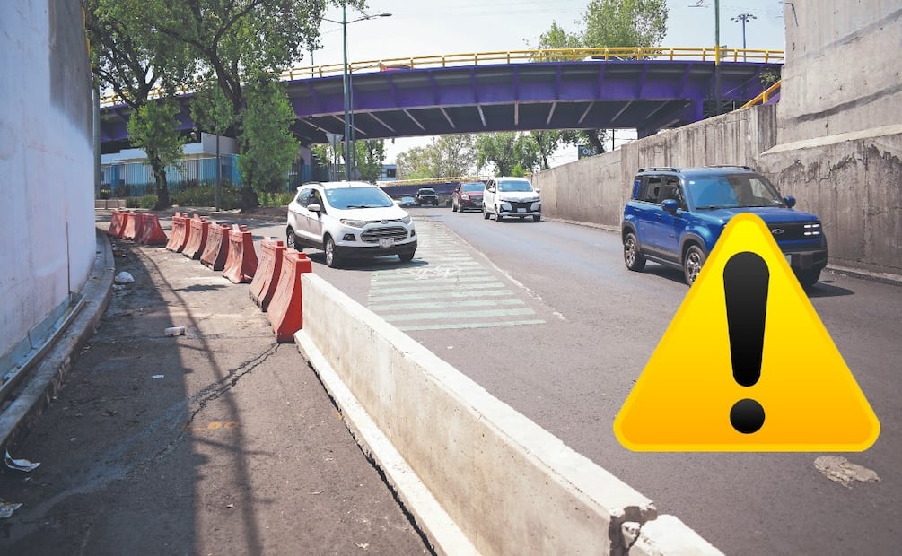 Ciclovía de la muerte en Tlalpan: Bloques de concreto en Taxqueña desatan caos y peligro
Imagen: SANTIAGO CADENA. EL GRÁFICO