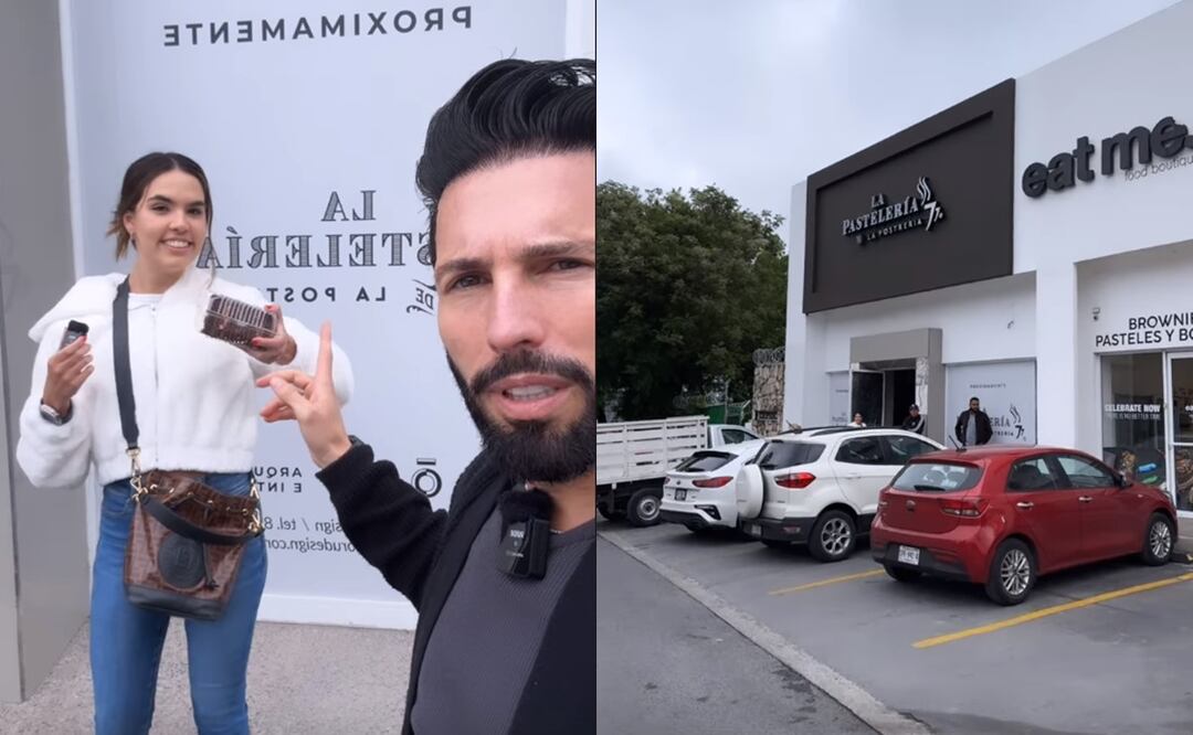Poncho de Nigris se burla de pastelería pequeña que está junto a su Postrería
