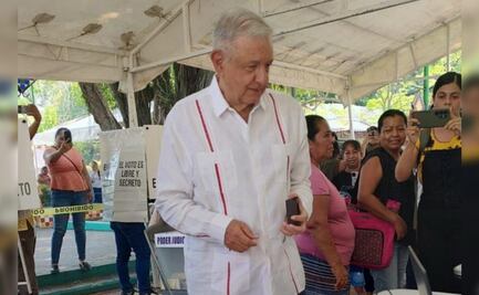 ¿Reapareció AMLO? El expresidente emitió su voto en la elección judicial 2025