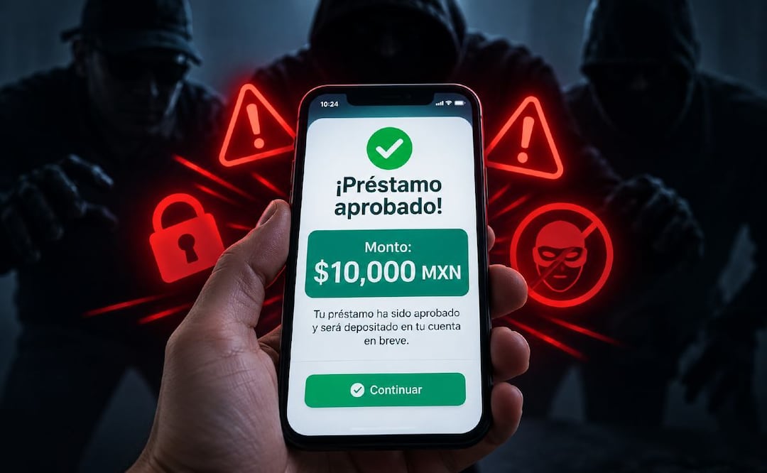 ¡Cuidado con las apps de préstamos! Así roban tu información mientras fingen que te ayudan. Foto: (IA)
