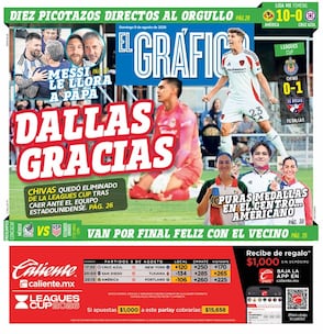 Portada El Gráfico | Domingo 9 de agosto de 2026