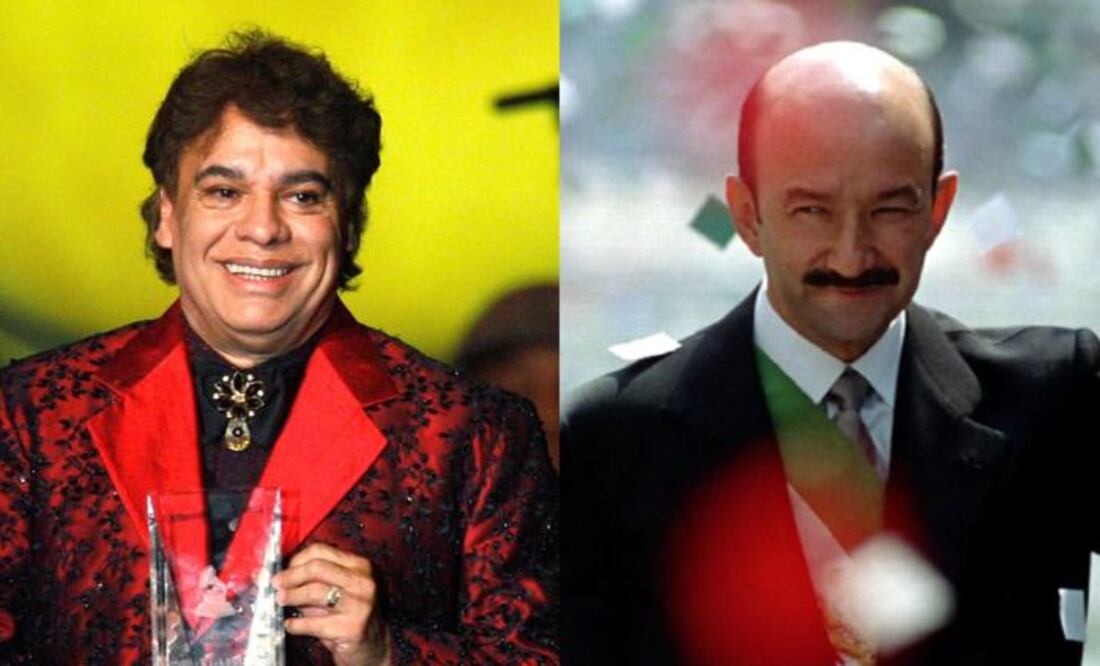 Juan Gabriel y Carlos Salinas de Gortari