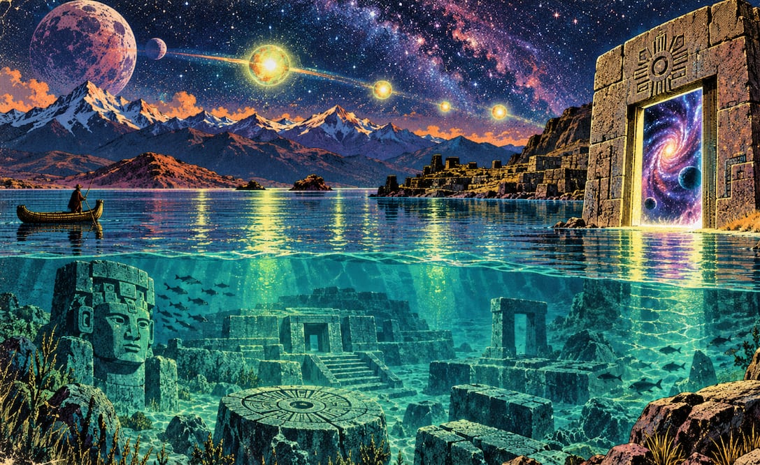 ¿Extraterrestres en el Lago Titicaca? Los perturbadores testimonios que causan duda (Foto: Creada con IA)