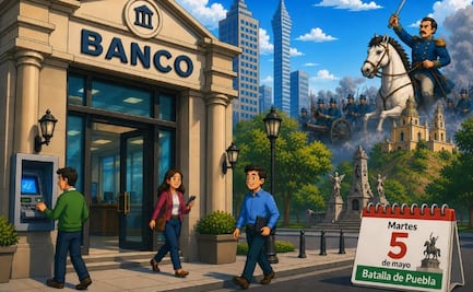 ¿Los bancos abren este martes 5 de mayo que se festeja la Batalla de Puebla en México?