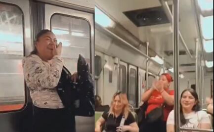 VIDEO |Metro CDMX nos regala un momento único: Sorprenden a vendedora con “Las Mañanitas”