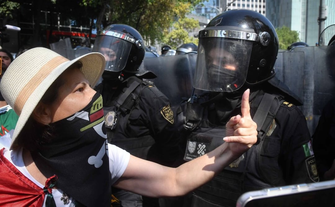 fOTO: cUARTOSCURO (Marcha de Generación Z se desinfló y sólo junto 300 personas en Paseo de la Reforma)