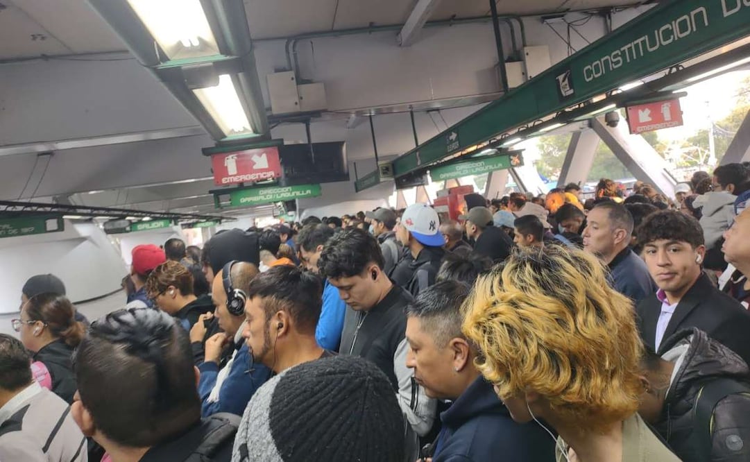Metro CDMX hoy. Foto: (Redes Sociales)