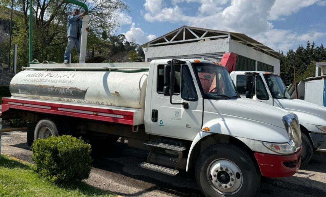 Pipas en Edomex (Foto: Especial)