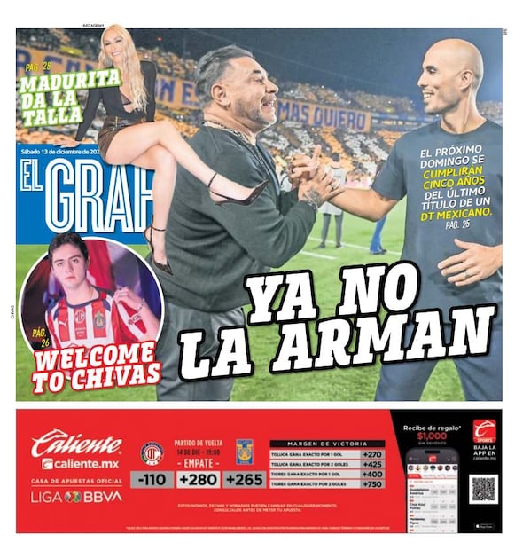 Portada El Gráfico | Sábado 13 de diciembre de 2025