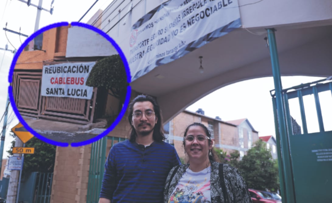 Obras de la Línea 5 del Cablebús preocupan por hundimientos y daños a viviendas (Foto: Fernanda Rojas)