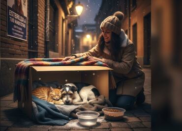 Frentes fríos en la CDMX: ¿Cómo ayudar a los perritos y gatitos callejeros de una forma sencilla?