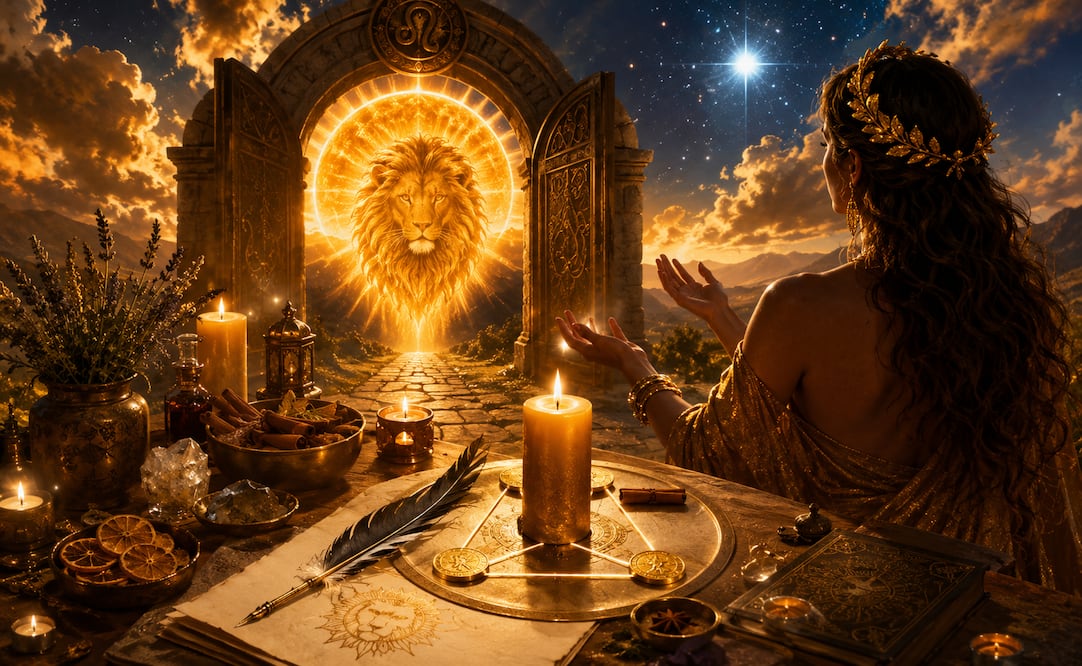 ¿Qué es el Portal del León 8/8? El ritual que miles realizan para atraer prosperidad. Foto: (IA)
