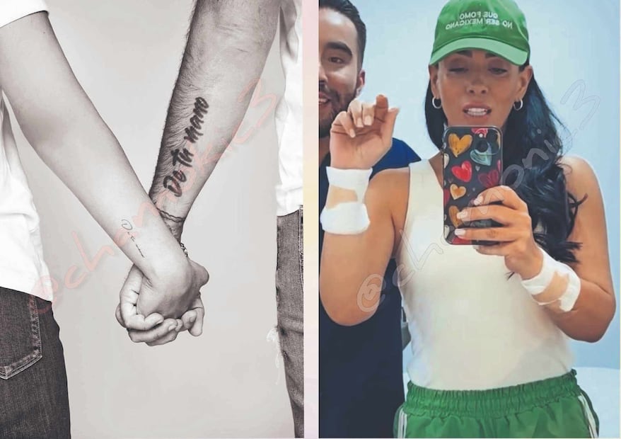 Marichelo se borra el tatuaje de Jorge D’Alessio, tras las fotos con otra. Foto: (Redes Sociales)