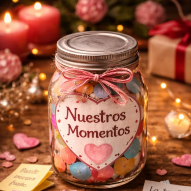 El Frasco de los Momentos (Foto: Creada con IA)