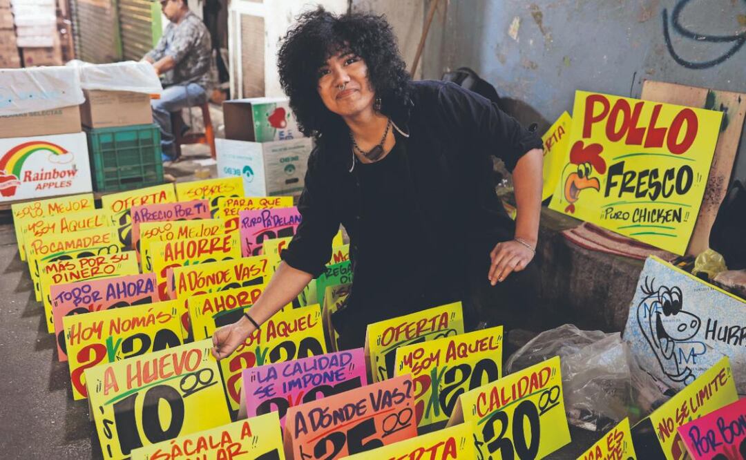 Arte en el tianguis (Foto: Diego Simón)