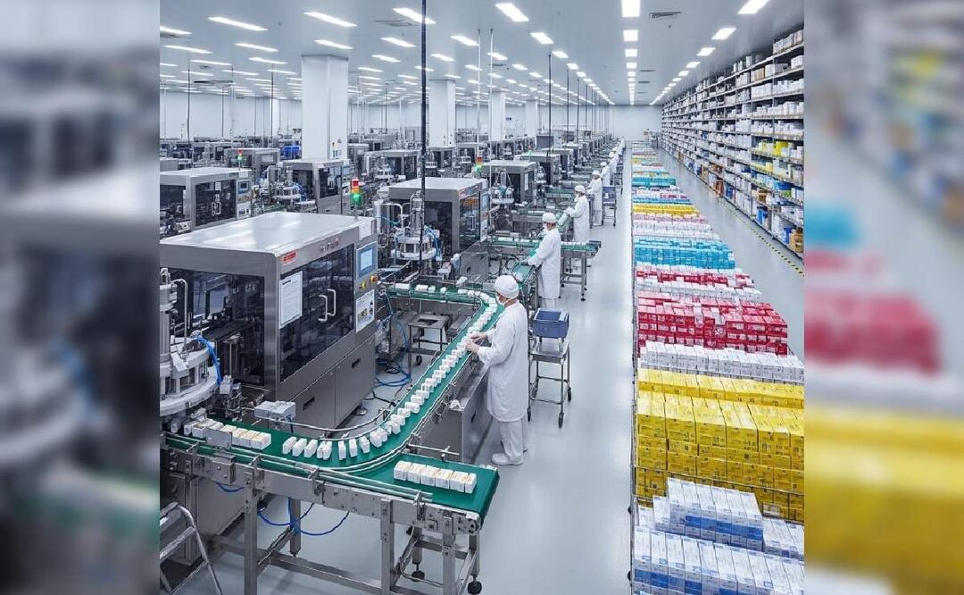 México busca impulsar industria farmacéutica. Foto: (IA)