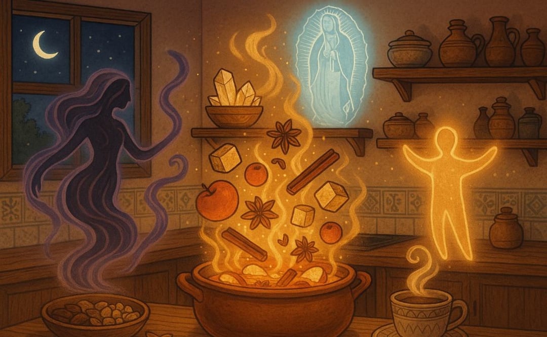 Chocolate, Semillas y Consuelo: La tradición mexicana como ritual de protección y abundancia. Foto: (IA)