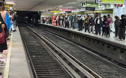 Caos en el Metro CDMX: Lluvias provocan afectaciones en varias Líneas