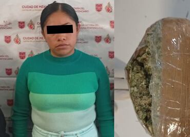 PA' NO CHAmbear: Mujer es detenida dentro del reclusorio por intentar meter mota ¿Era de la apestosa?