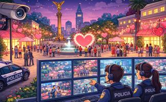 14 de febrero con protección: C5 vigilará el día del Amor y la Amistad con operativo especial en CDMX