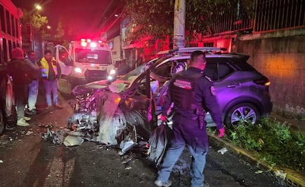 ¡Alcoholiataud! Un hombre muere al estrellar su camioneta contra un camión de volteo en Naucalpan