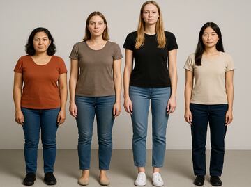 ¿Cuál es la estatura promedio de las mujeres en México y en el mundo?