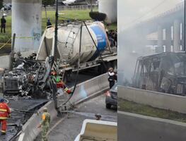 Sube a 21 el número de fallecidos por la explosión de una pipa en el Puente de la Concordia en Iztapalapa