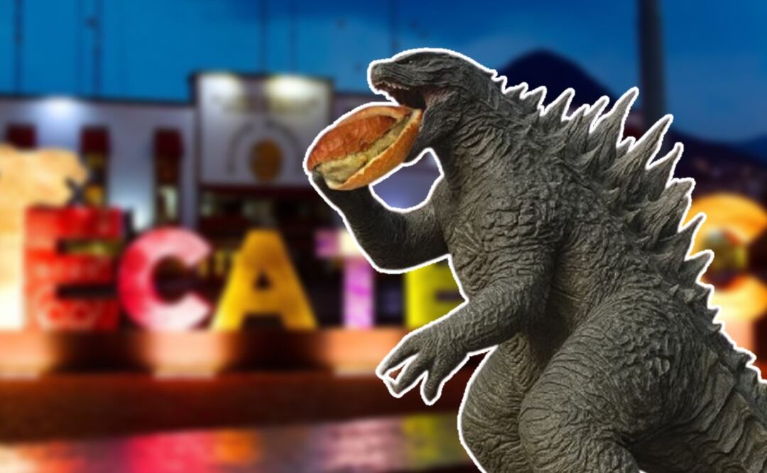 Godzilla en Ecatepec (Foto: Staff El Gráfico)
