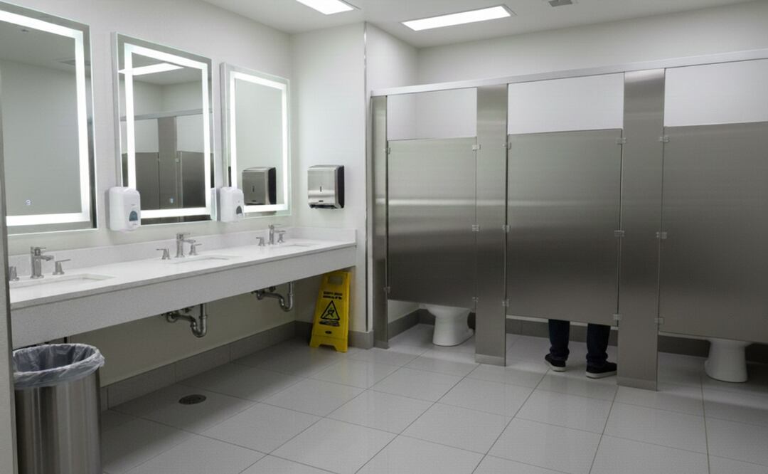 Imagen ilustrativa: IA (Cinco motivos claves por los cuales las puertas de baños públicos NO llegan al piso)