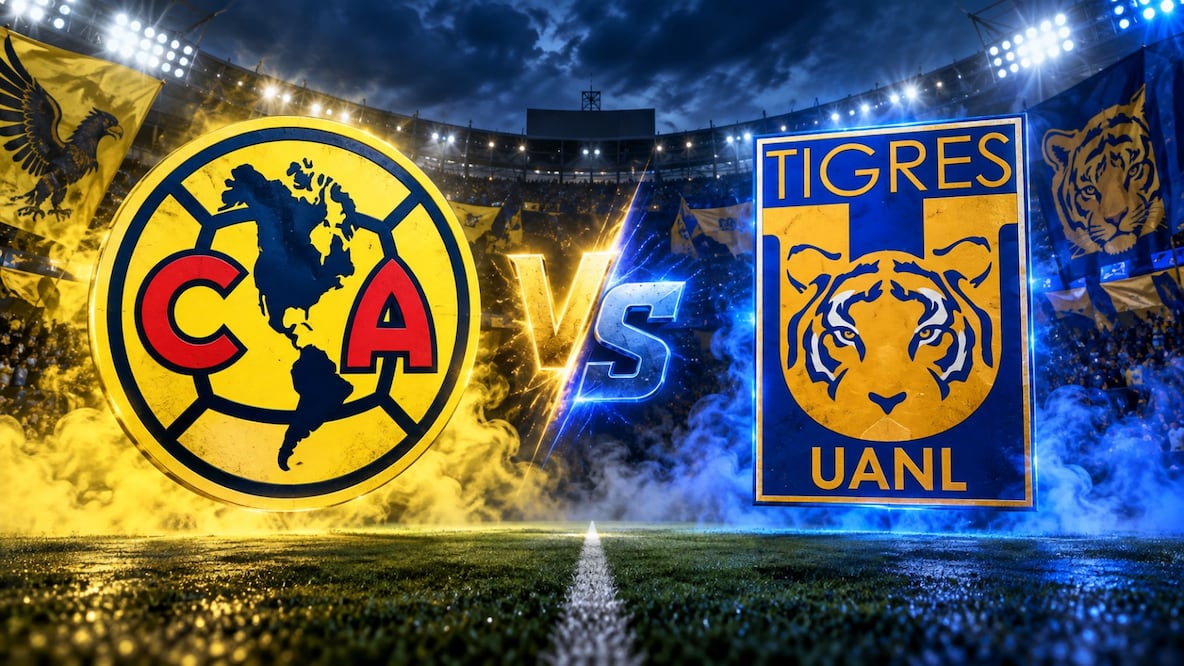 Previa América VS Tigres (Foto IA)