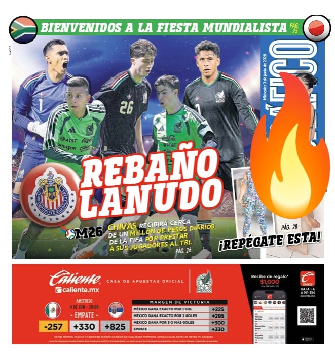 Portada El Gráfico | Miércoles 3 de Junio de 2026