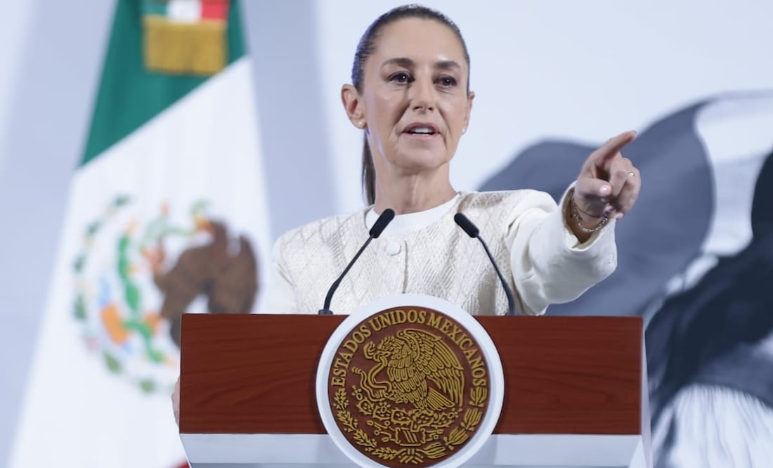 Claudia Sheinbaum advierte sobre el comercio chino. Foto: (Fernanda Rojas. El Gráfico)