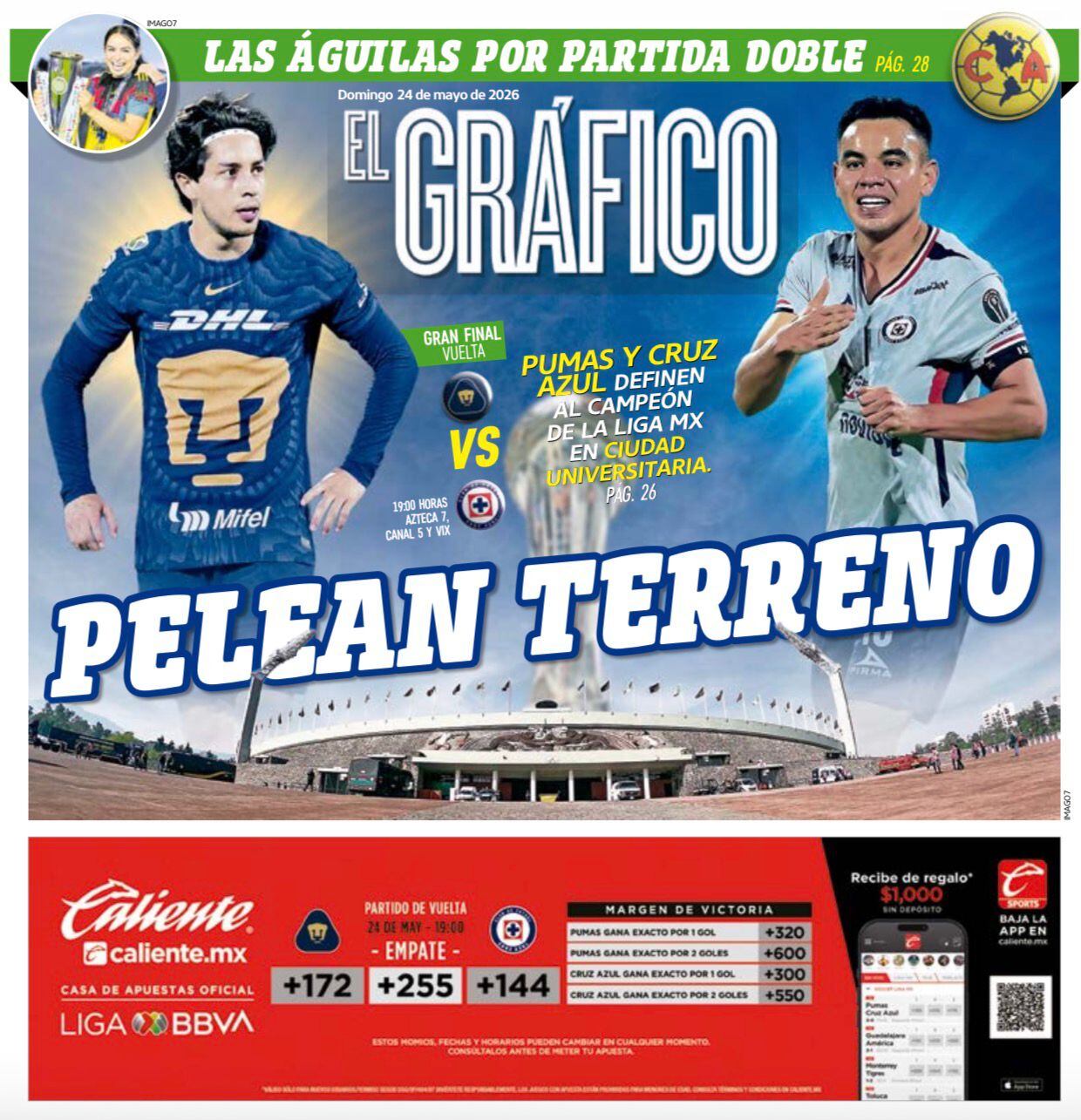 Portada El Gráfico | Domingo 24 de Mayo de 2026