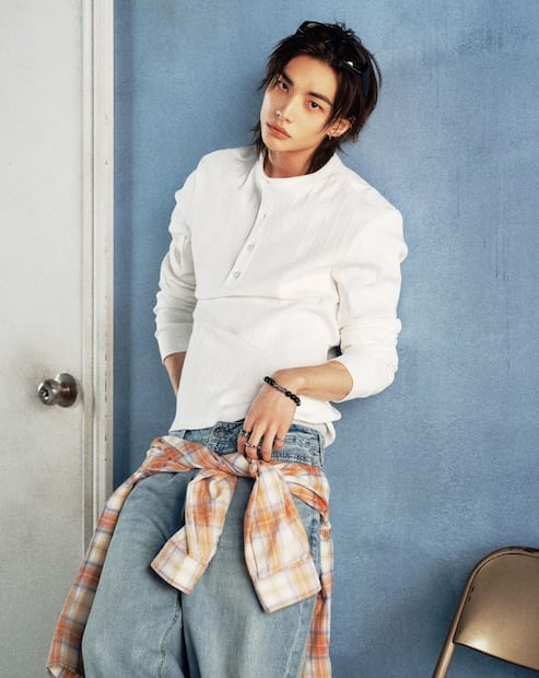 Hyunjin x Guess
Foto: Redes Sociales