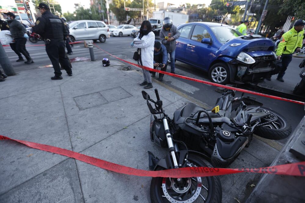 Muere motociclista en la Doctores. FOTO: Francisco Rodríguez
