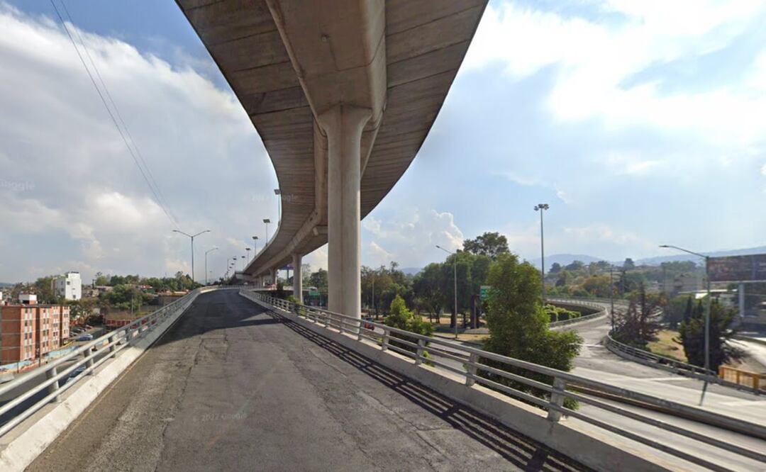 Balacera en la México-Cuernavaca (Foto: Google Maps)