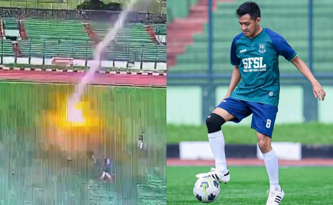 Rayo alcanza a futbolista y le provoca agónica muerte en el hospital